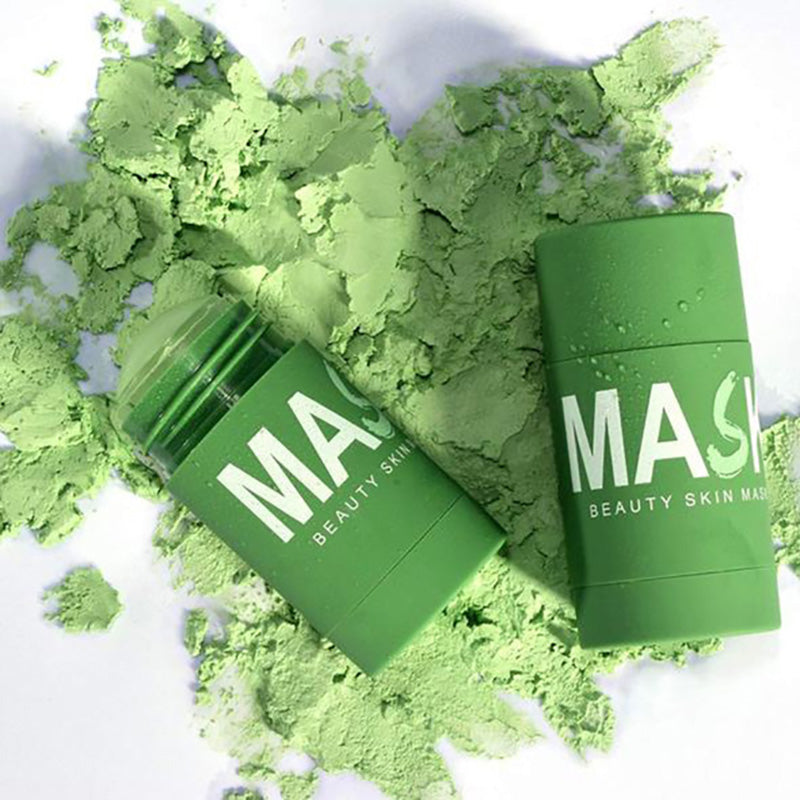 Green Tea Nourishing Clay Stick Mask | Deep Pore Cleansing, Hydrating & Gentle Exfoliation (40g)