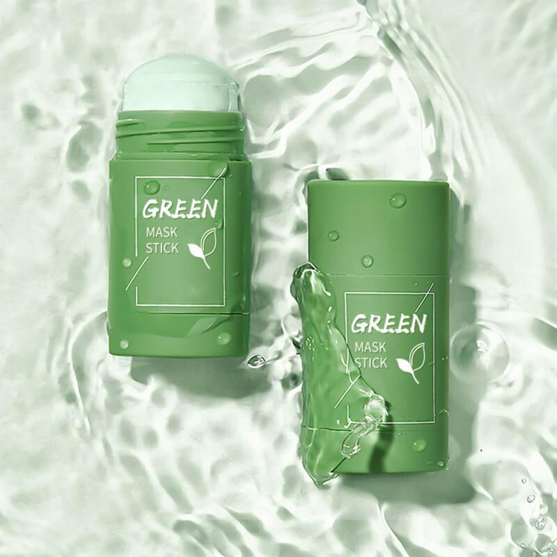 Green Tea Nourishing Clay Stick Mask | Deep Pore Cleansing, Hydrating & Gentle Exfoliation (40g)