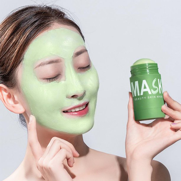 Green Tea Nourishing Clay Stick Mask | Deep Pore Cleansing, Hydrating & Gentle Exfoliation (40g)