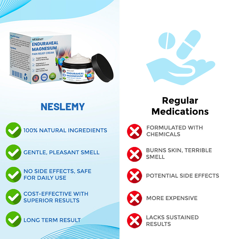 Magnesium Pain Relief Cream | Fast-Absorbing Herbal Formula for Muscle, Joint & Body Comfort (100ml)