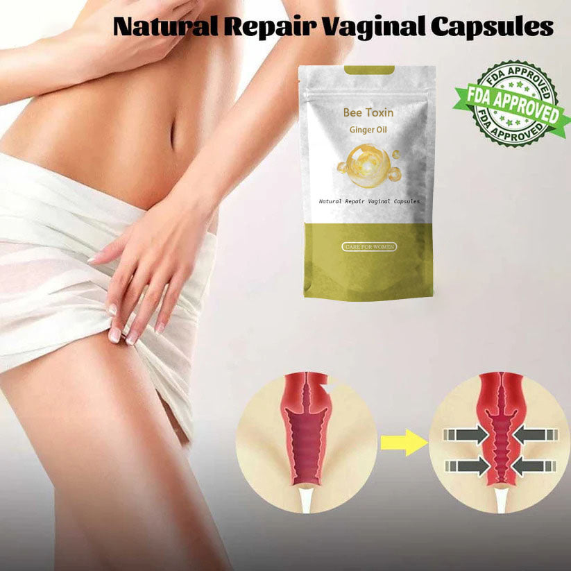 Herbal Ginger Body Care Capsules | Deep Moisturizing & Soothing Formula for Radiant, Healthy Skin (50pcs)
