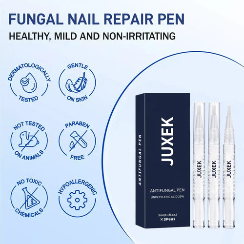 JUJIK Nail Repair Pen | Botanical Anti-Fungal Formula for Restoring Healthy, Smooth, and Shiny Nails (3ml)