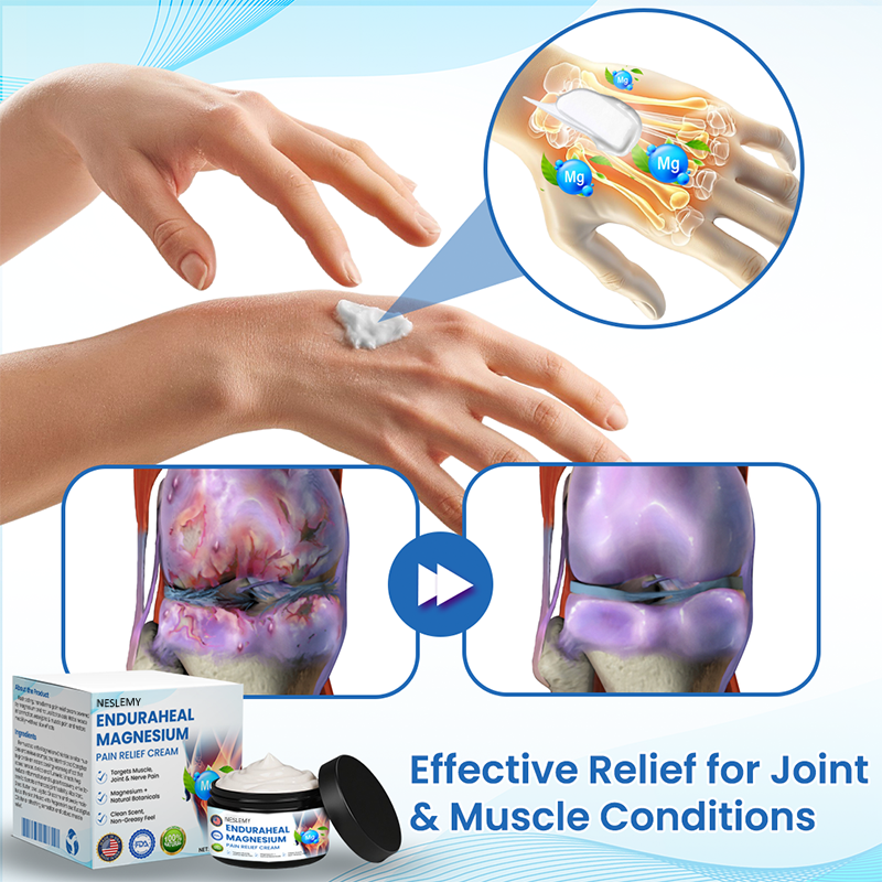 Magnesium Pain Relief Cream | Fast-Absorbing Herbal Formula for Muscle, Joint & Body Comfort (100ml)