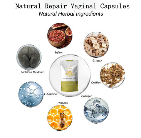 Herbal Ginger Body Care Capsules | Deep Moisturizing & Soothing Formula for Radiant, Healthy Skin (50pcs)