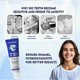 Gentle Whitening Toothpaste | 7.5% Hydroxyapatite Enamel Repair Formula | Deep Clean & Fresh Breath (120g)