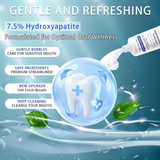 Gentle Whitening Toothpaste | 7.5% Hydroxyapatite Enamel Repair Formula | Deep Clean & Fresh Breath (120g)